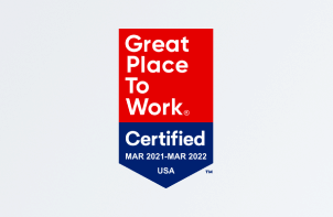 We’re proud to be a Great Place to Work-Certified™ company!