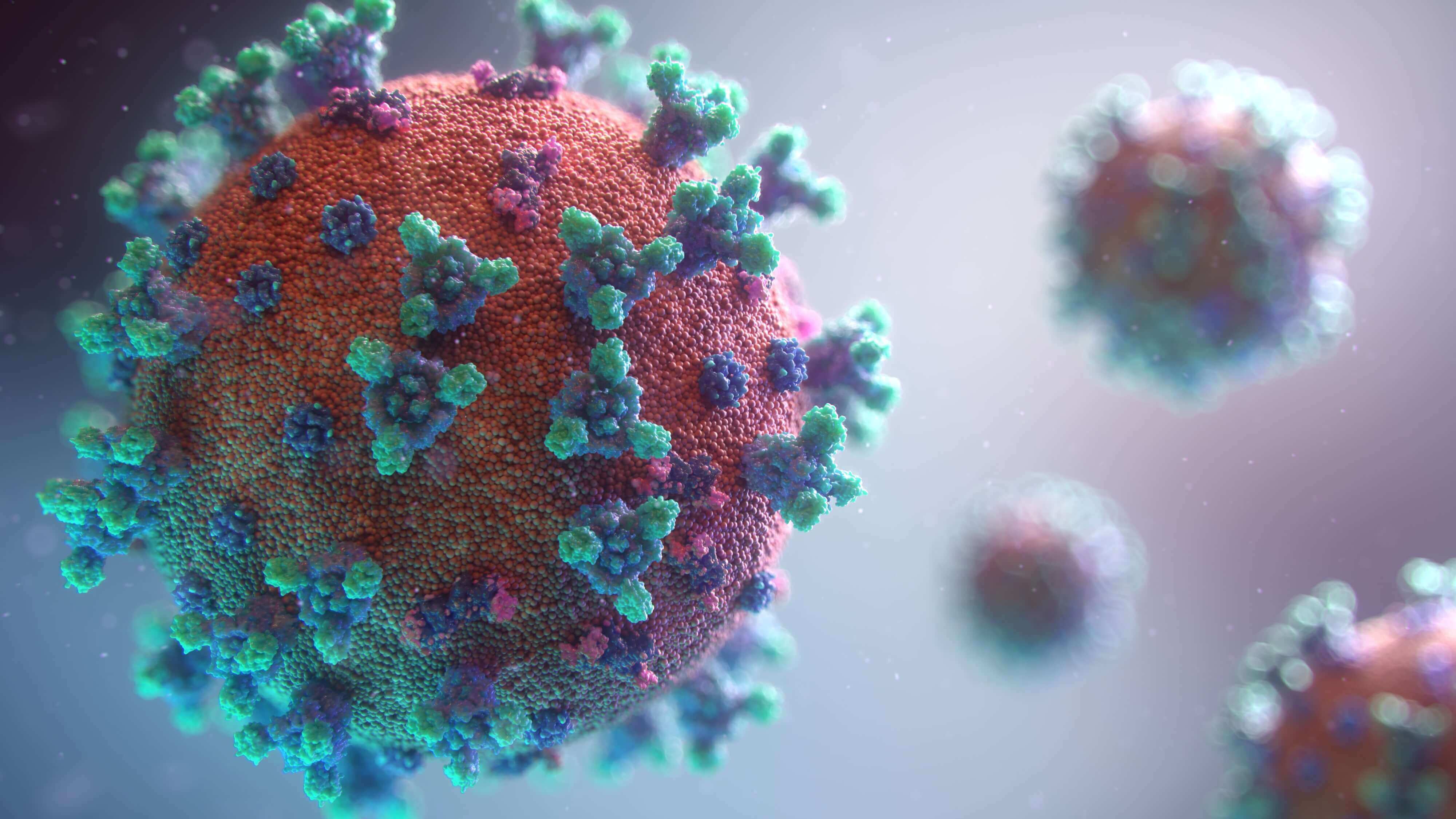 Artist's impression of coronavirus