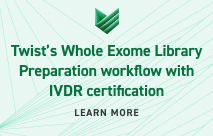 Twist's Whole Exome Library Preparation Workflow. Learn More >
