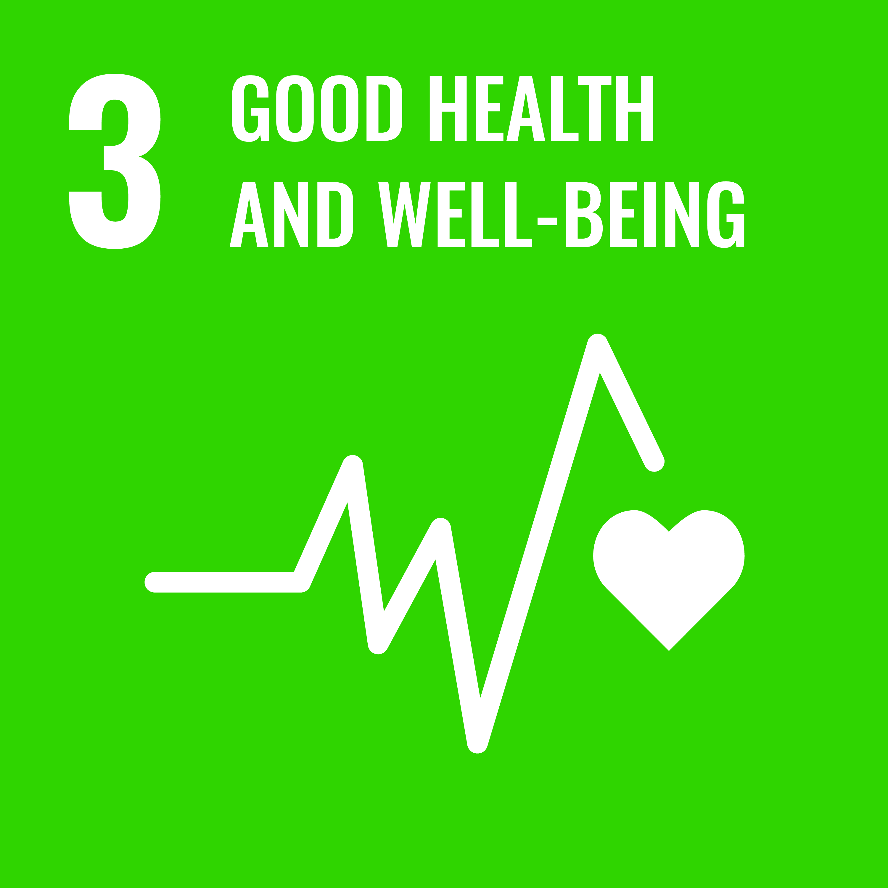 Good Health and Wellbeing logo